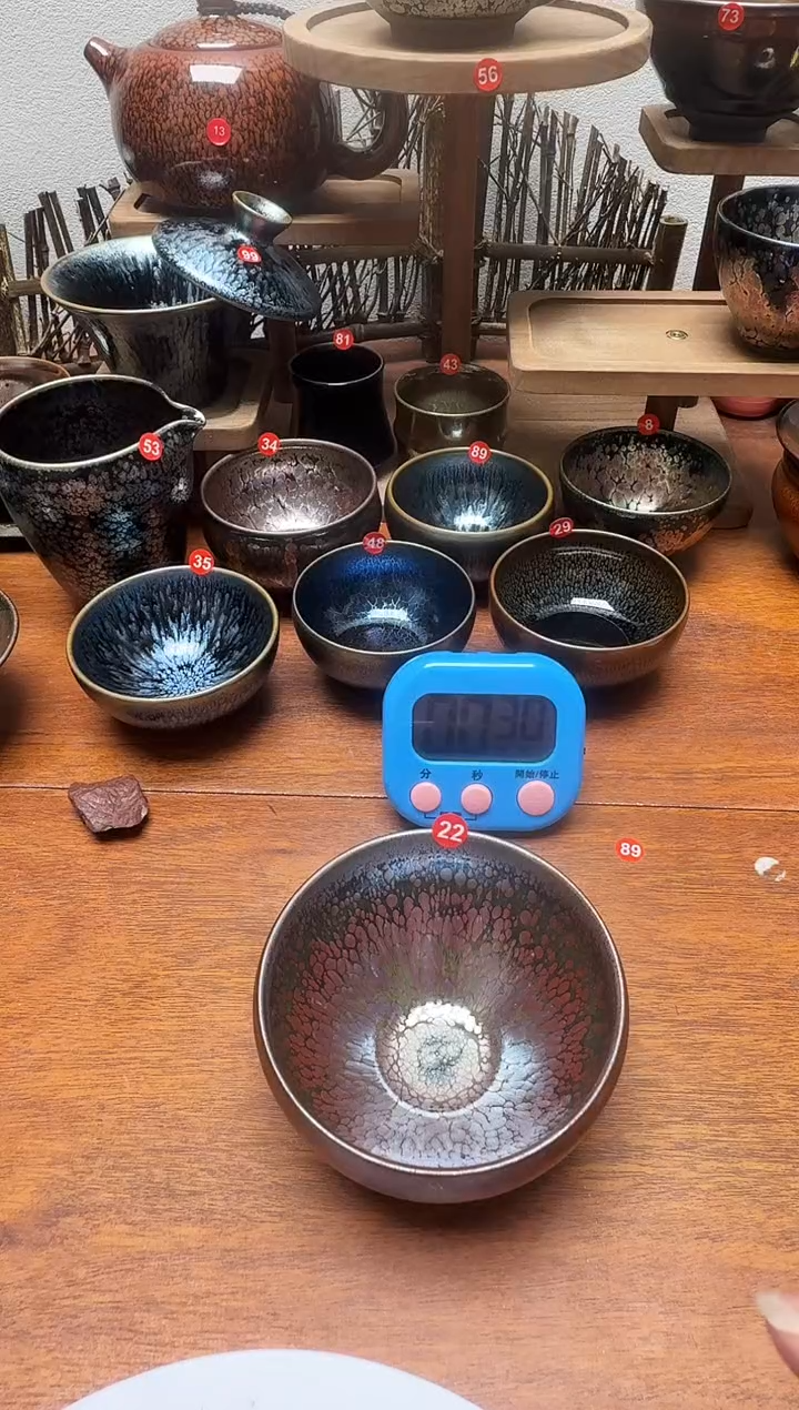 茶盏枣*22号建盏工匠茶器