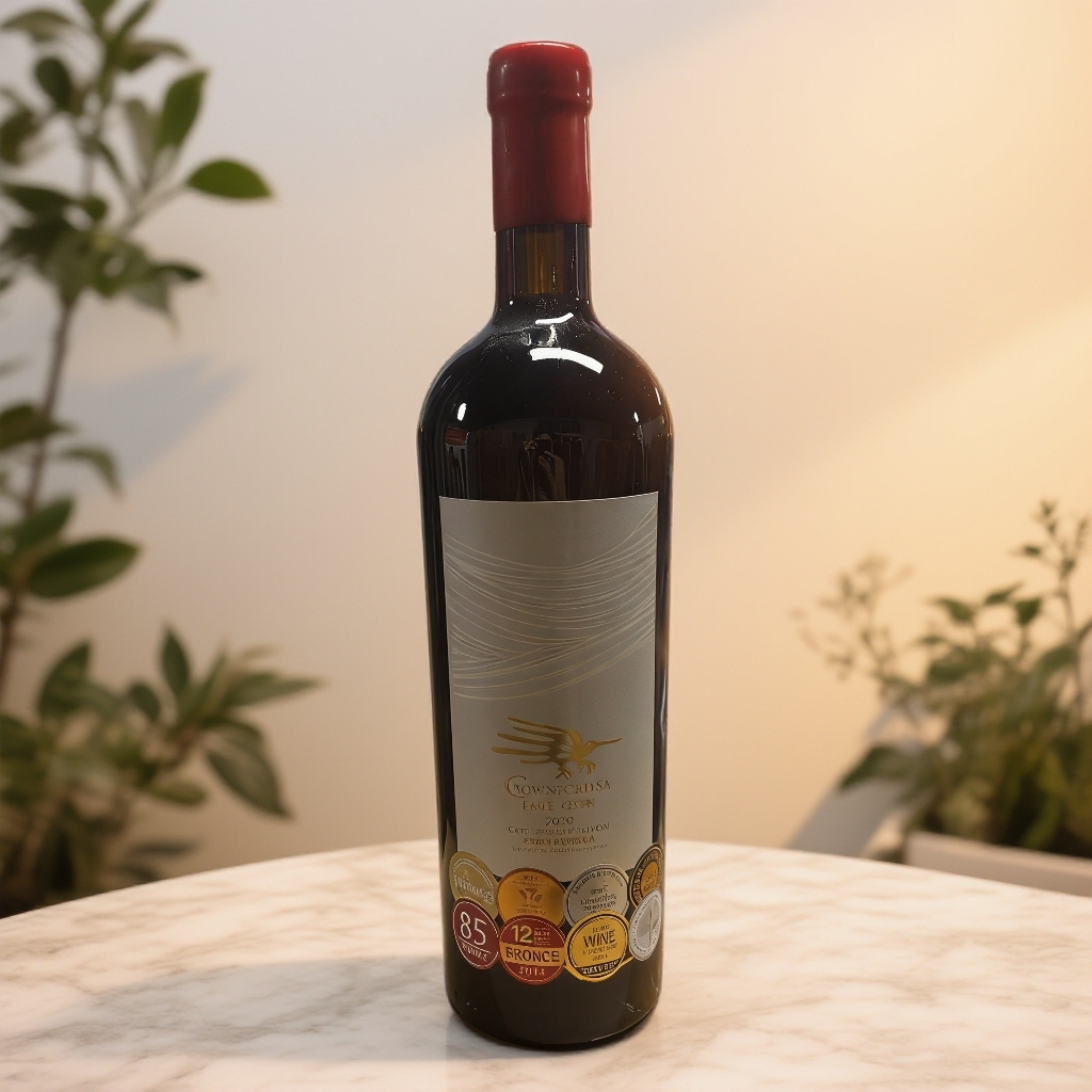 【莫莱山谷】鹰冠新纬度5A酒庄赤霞珠干红葡萄酒