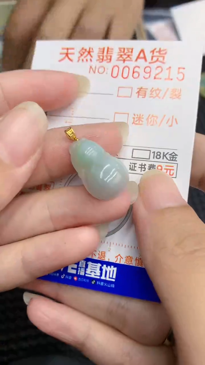 【闪购商品】翡翠颈饰18K金镶嵌            8