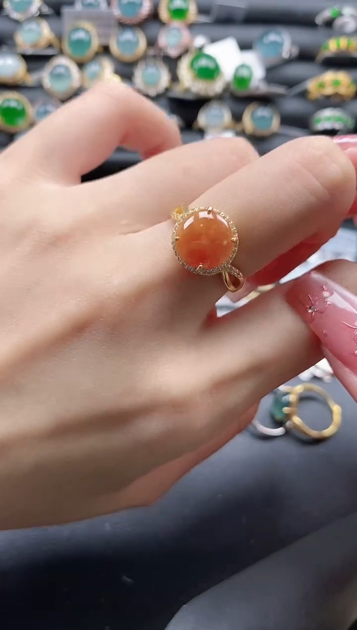 【闪购商品】翡翠戒指银S925镶嵌111111