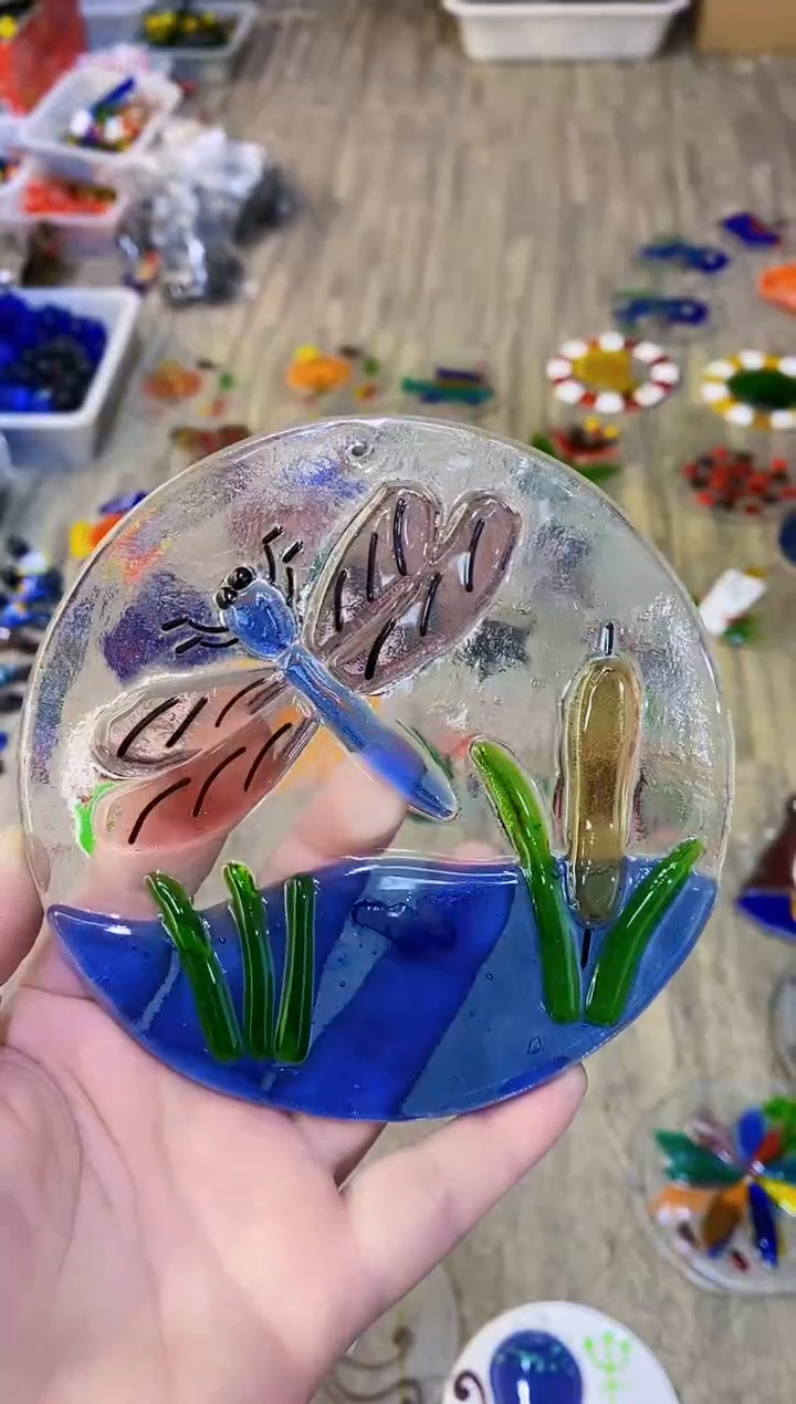 【闪购商品】琉璃手工艺品蜻蜓片片