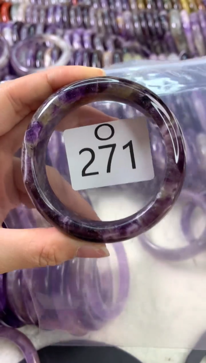 【闪购商品】水晶水晶手镯O未镶嵌271-56