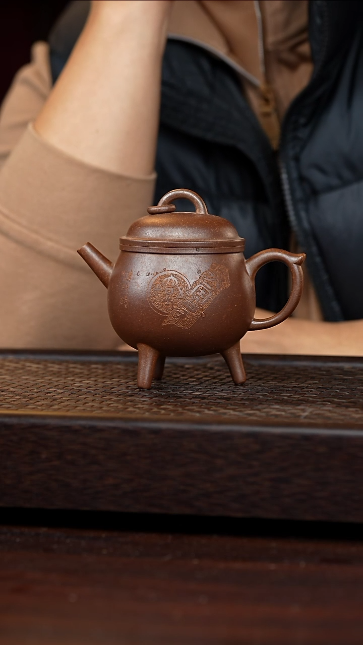 茶壶紫砂丹壶溢香紫砂壶微瑕200cc