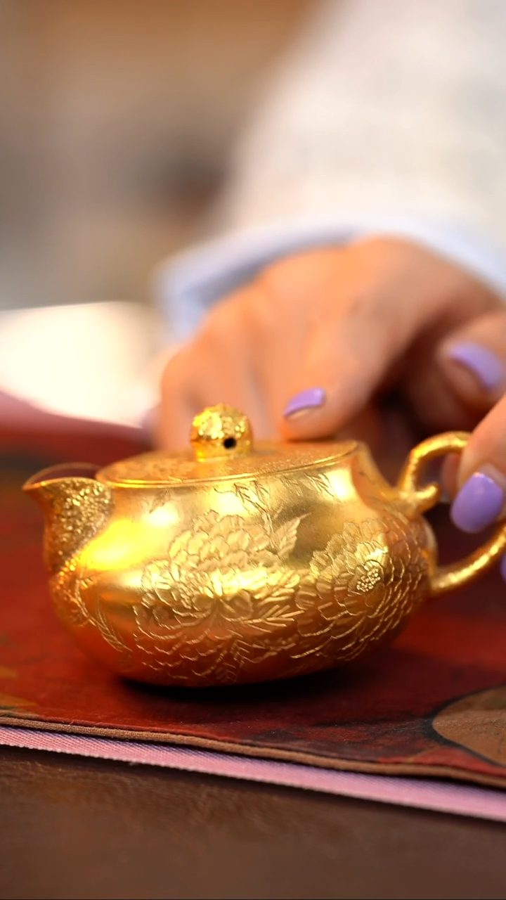 茶杯紫砂【宜景窑系列】金壶