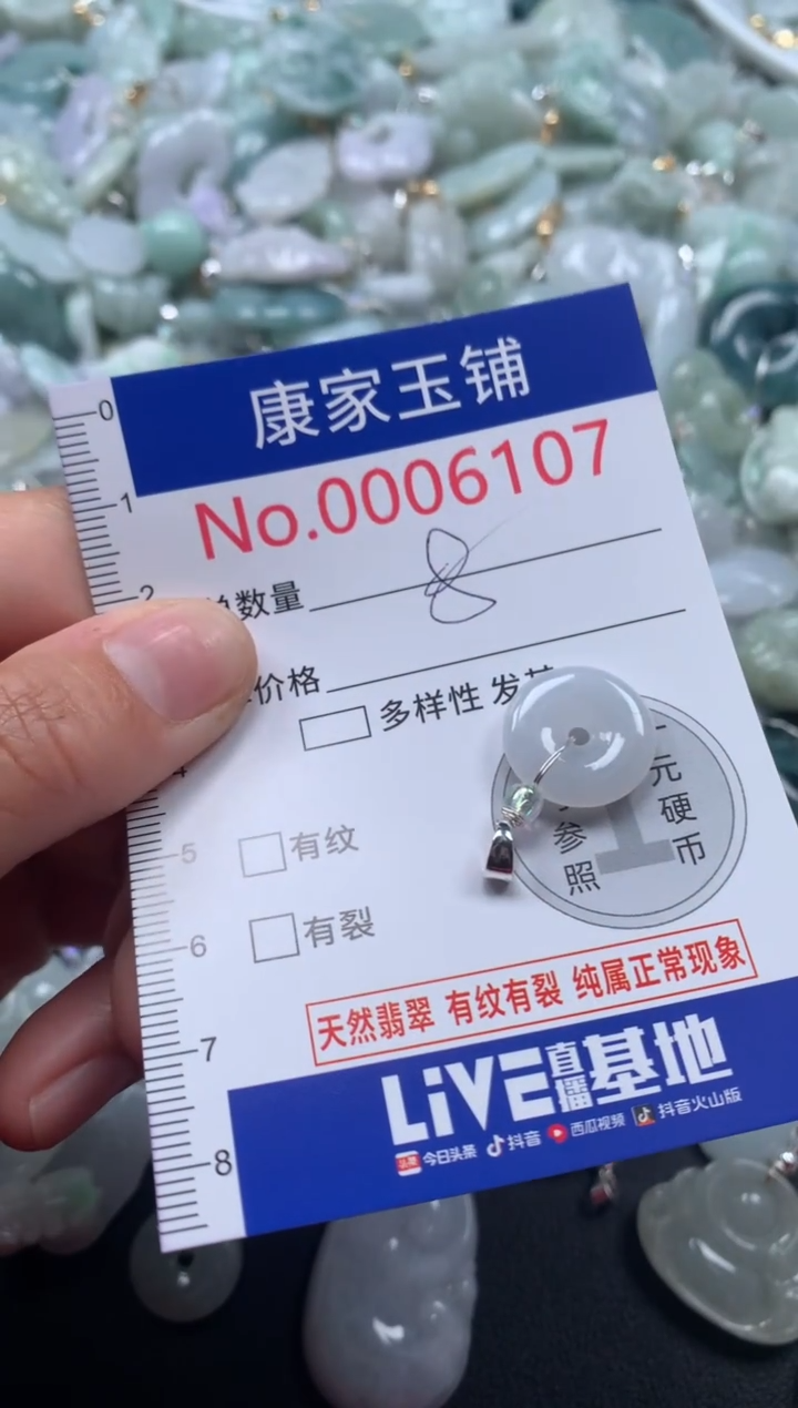 颈饰未镶嵌翡翠6107