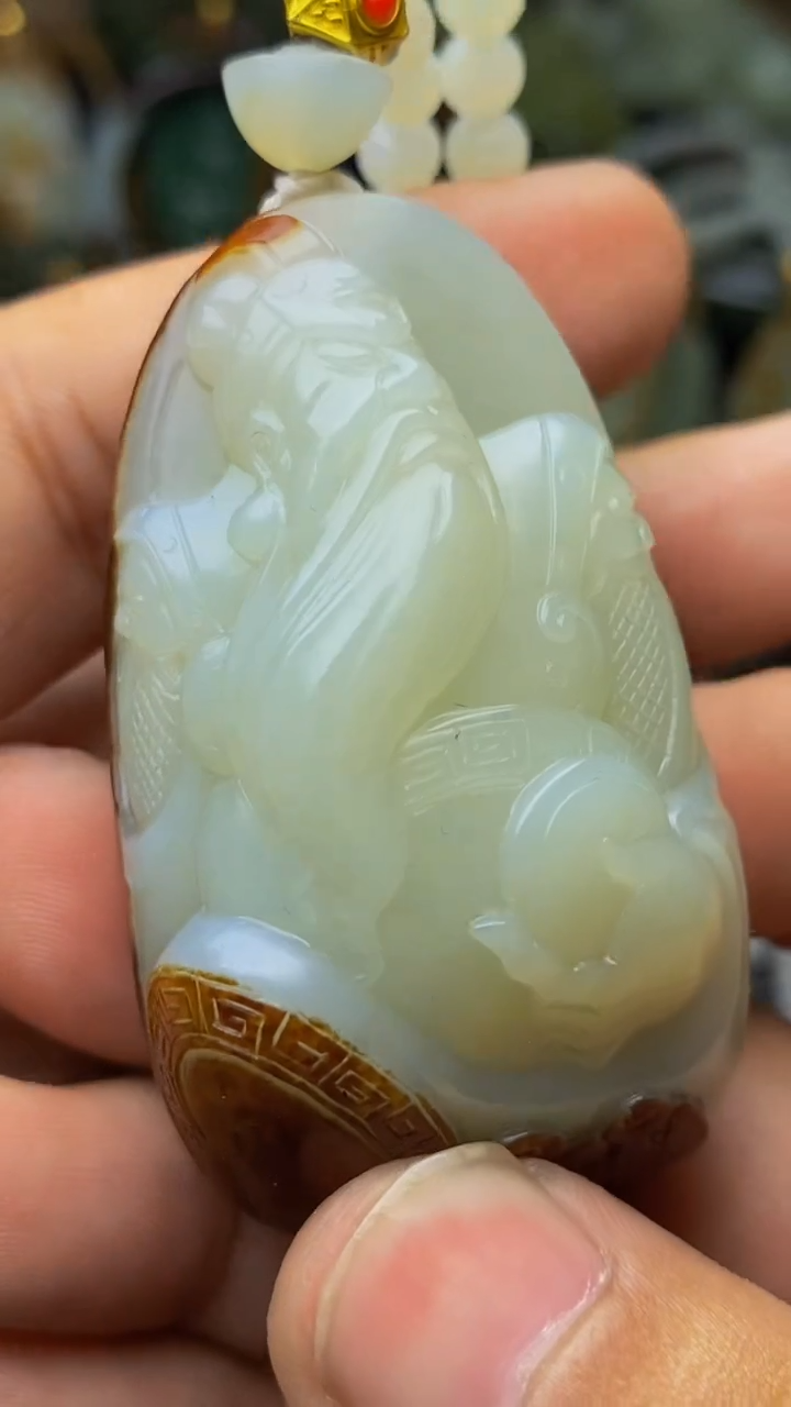 未镶嵌和田玉挂件1