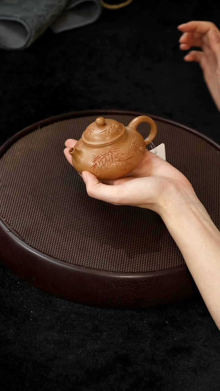 茶壶紫砂ZST13245葵黄段容天140c