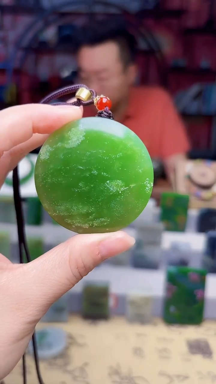 和田玉未镶嵌挂件114