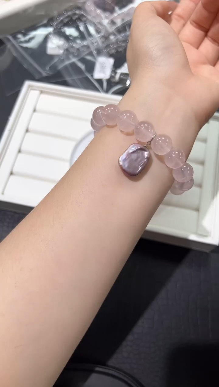 水晶手串未镶嵌84s多样性发其一【1条】默认微瑕