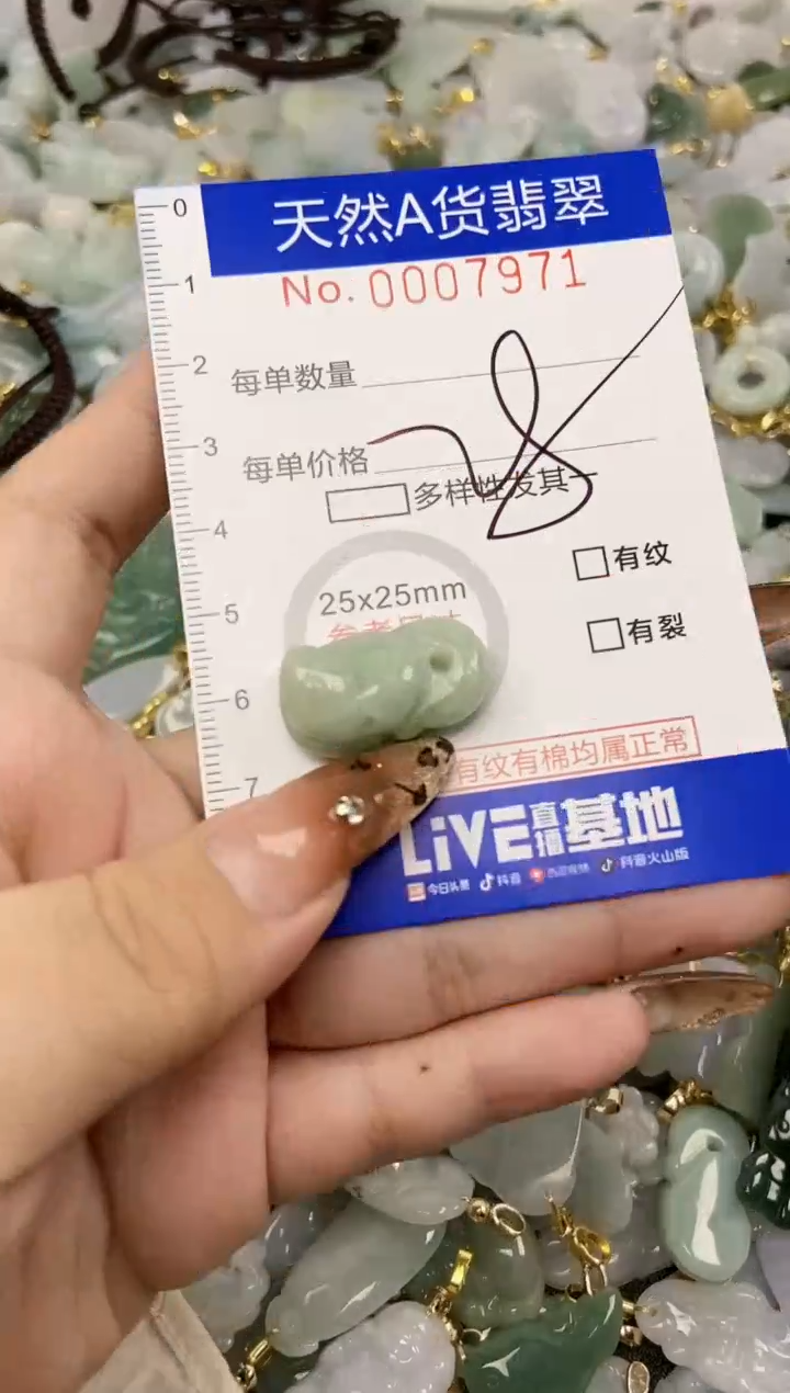 【闪购商品】翡翠颈饰未镶嵌天然A货翡翠