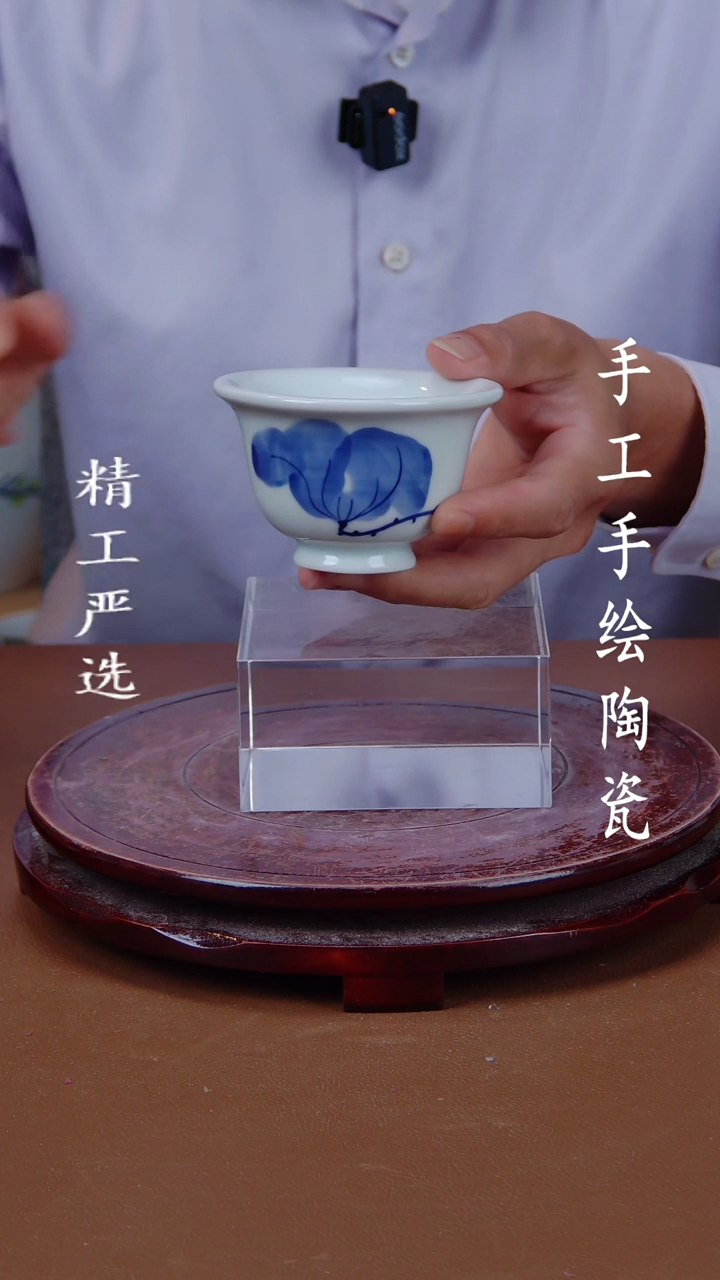 杯景德镇手工手绘陶瓷摆件1