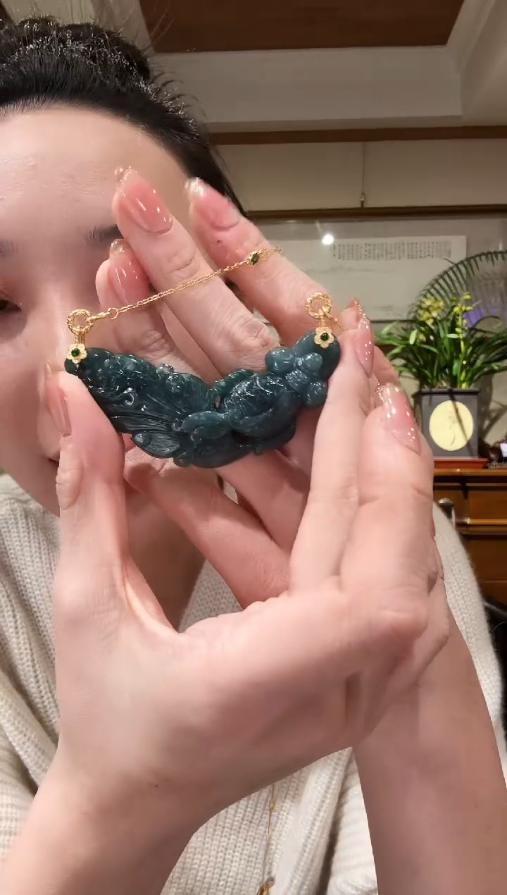 【闪购商品】翡翠颈饰未镶嵌国风