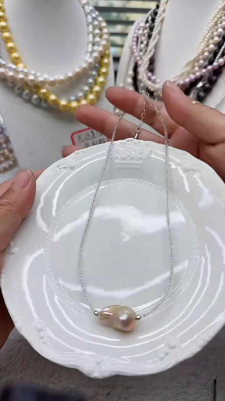 淡水珍珠未镶嵌套链20