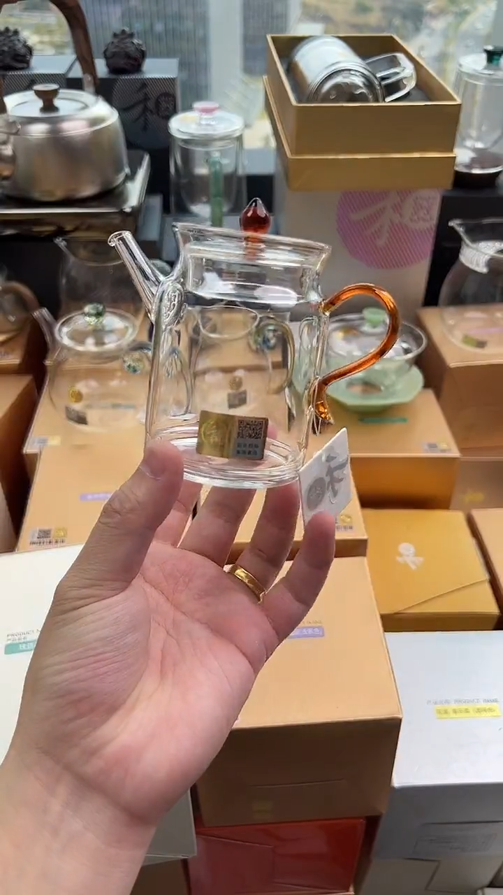 @@禾器晶彩修贤壶琥珀