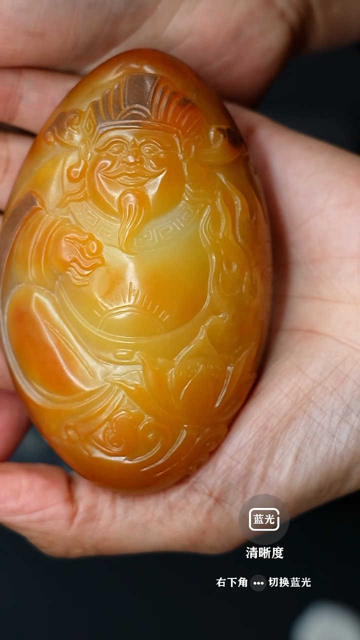 【闪购商品】和田玉把件未镶嵌财神