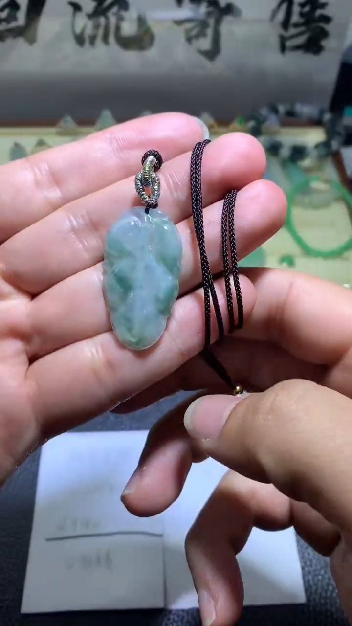 【闪购商品】翡翠颈饰未镶嵌024天然缅甸翡翠A货