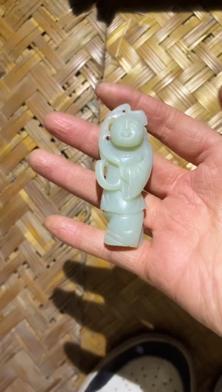 【闪购商品】和田玉挂件未镶嵌57财财财财财财财财财