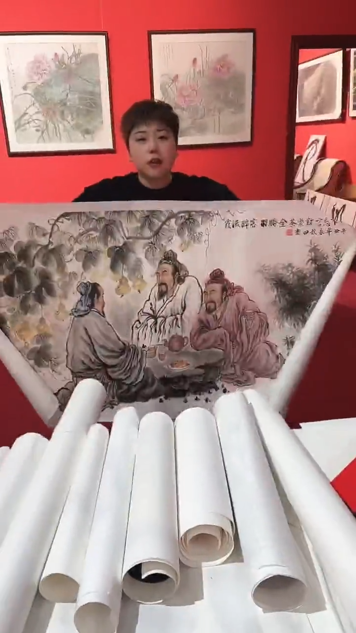 绘画8平尺人物作品