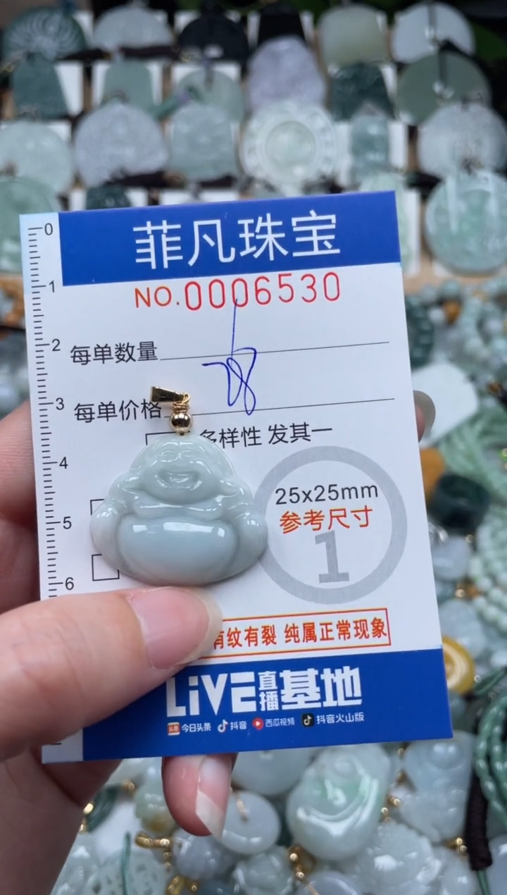 翡翠未镶嵌颈饰00..6530