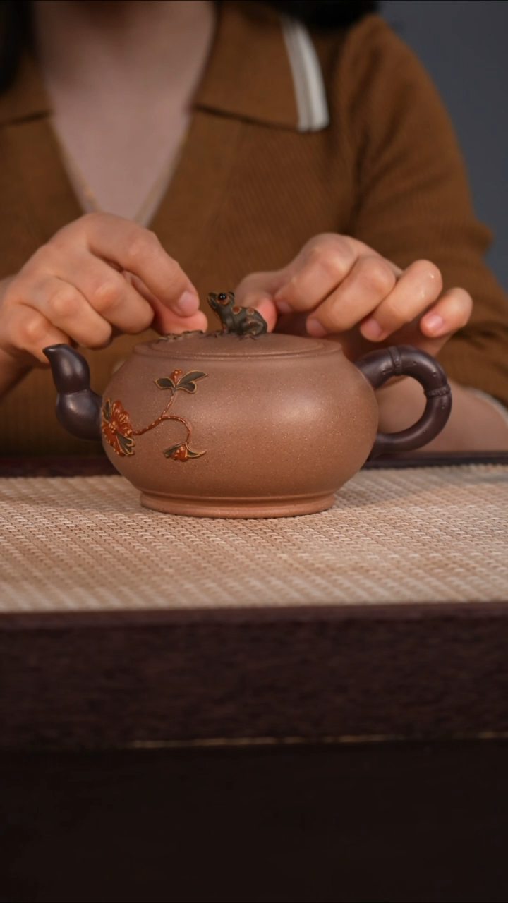 茶壶紫砂老段泥 470cc