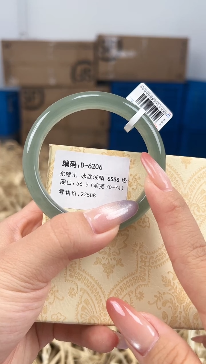 未镶嵌手镯石英质玉D-6206