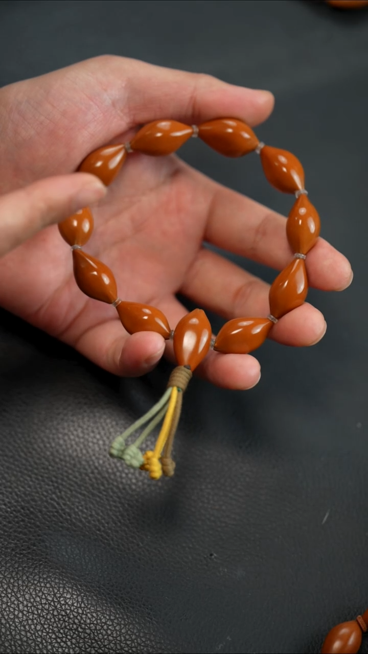 手串/手链橄榄核1.5精抛枣核三通款