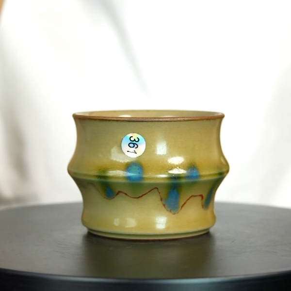 原矿原产地钧瓷王喜乐喝茶炭烧茶具茶杯家用纯手工竹节主人杯送礼