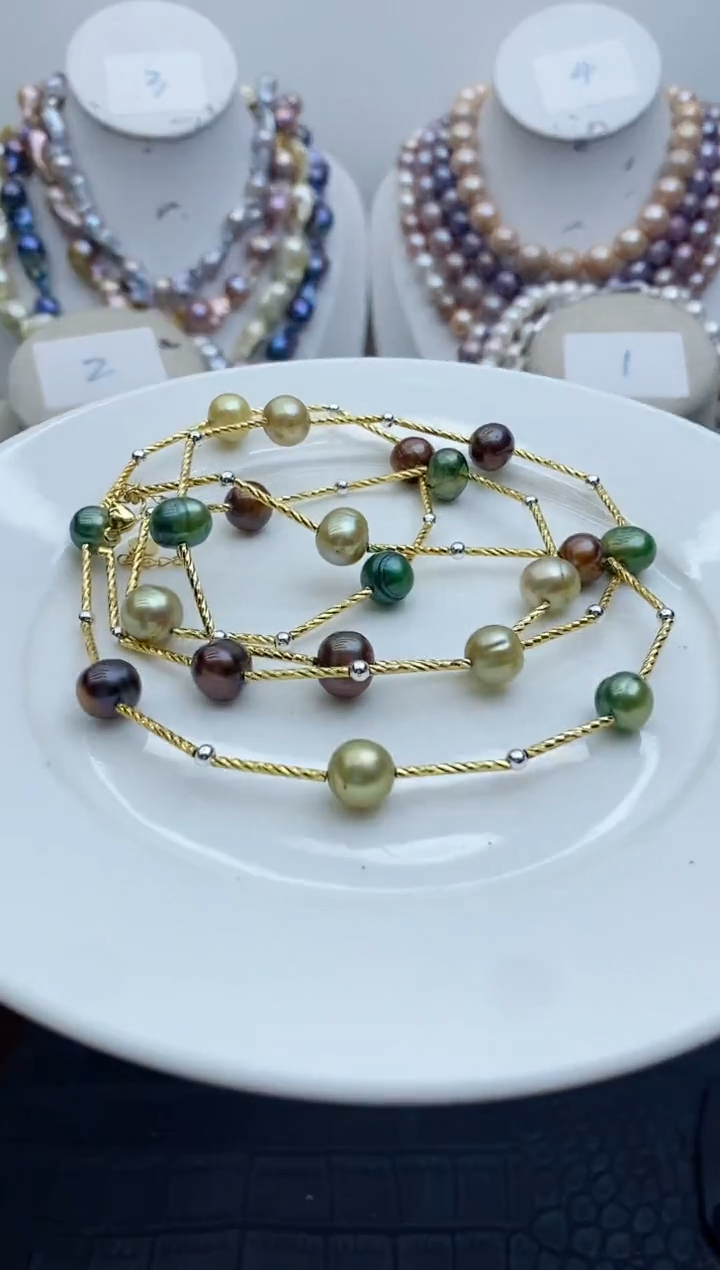 【闪购商品】淡水珍珠颈饰未镶嵌0143