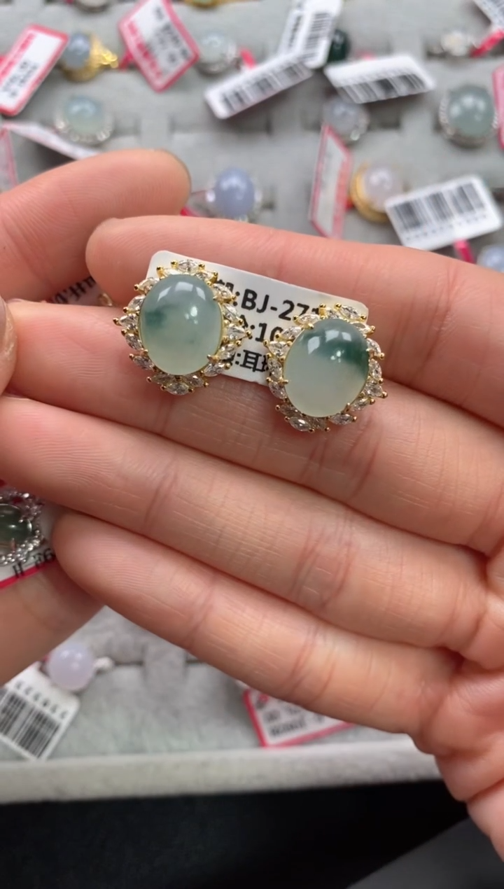 【闪购商品】翡翠戒指银S925镶嵌11111--4