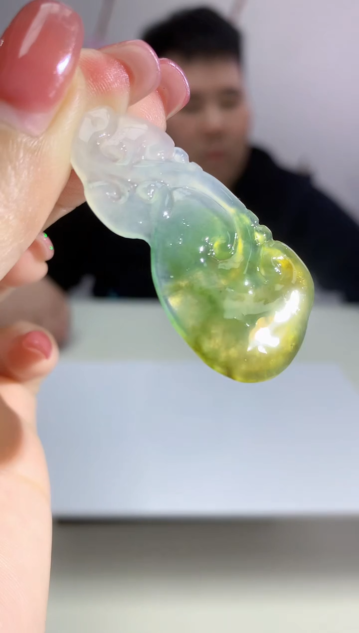 定制翡翠未镶嵌888xm-毛货如意14