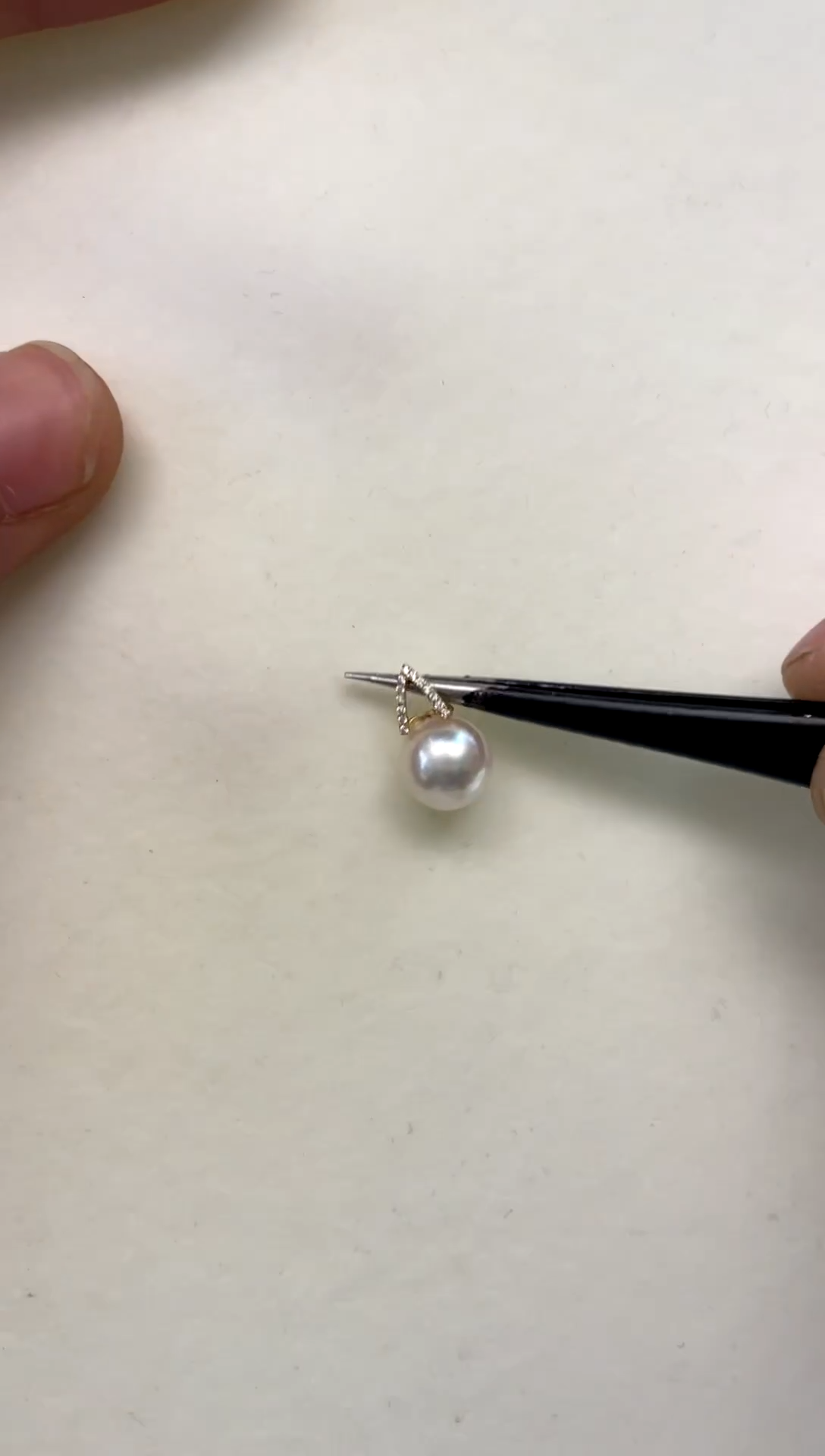 颈饰18K金镶嵌海水珍珠9 