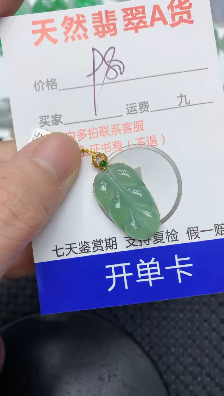 【闪购商品】翡翠颈饰18K金镶嵌111111111111