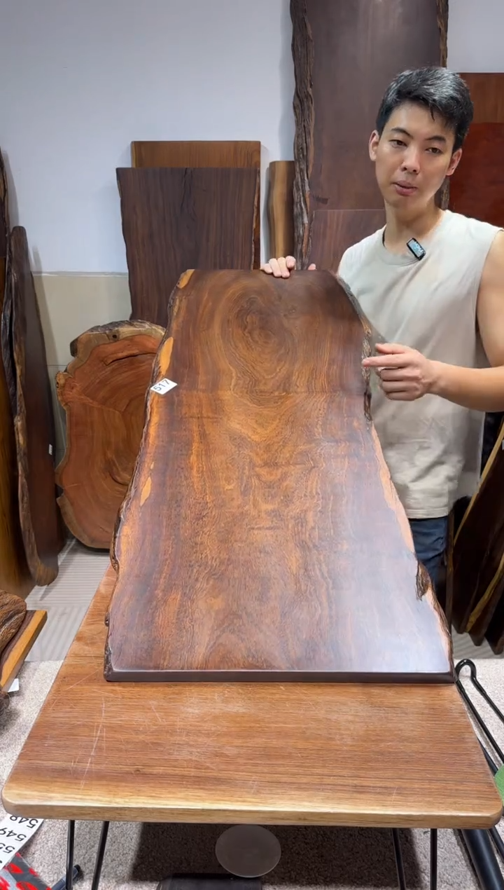 风车木（黑檀木）尺寸102*40*2.3编号517
