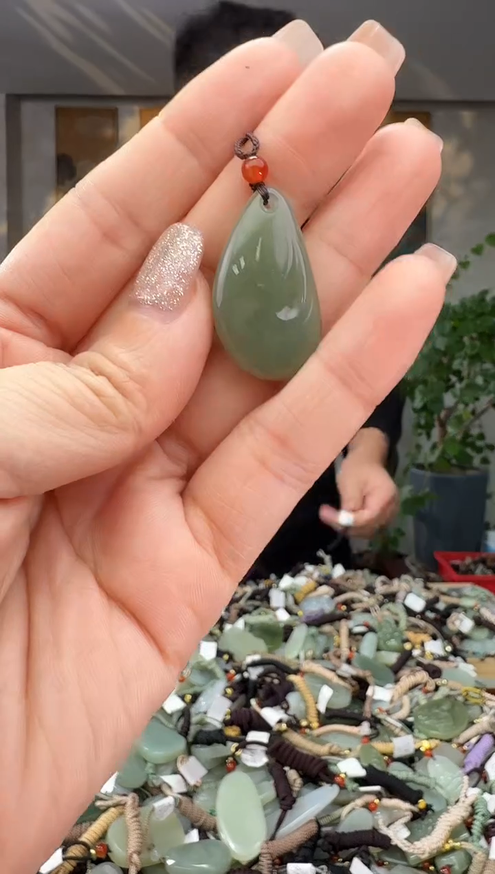 颈饰未镶嵌和田玉拍一发一多样性发货