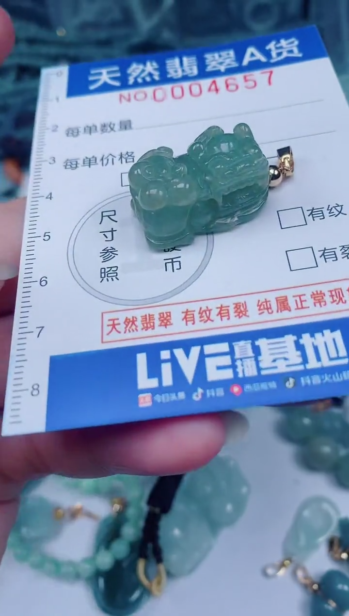 颈饰未镶嵌翡翠00004657