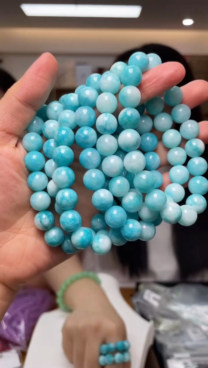 针钠钙石（海纹石）未镶嵌手串（多样性单个发货）