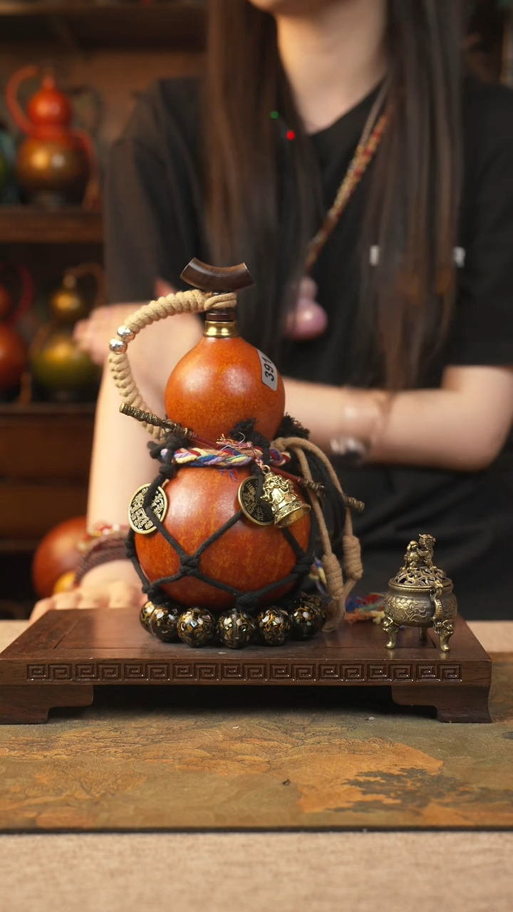 392大漆葫芦一物一拍记葫堂出品不带手串