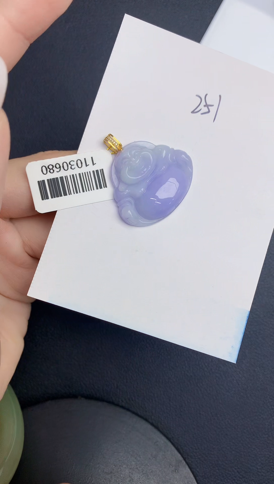 【闪购商品】翡翠颈饰18K金镶嵌00000000000