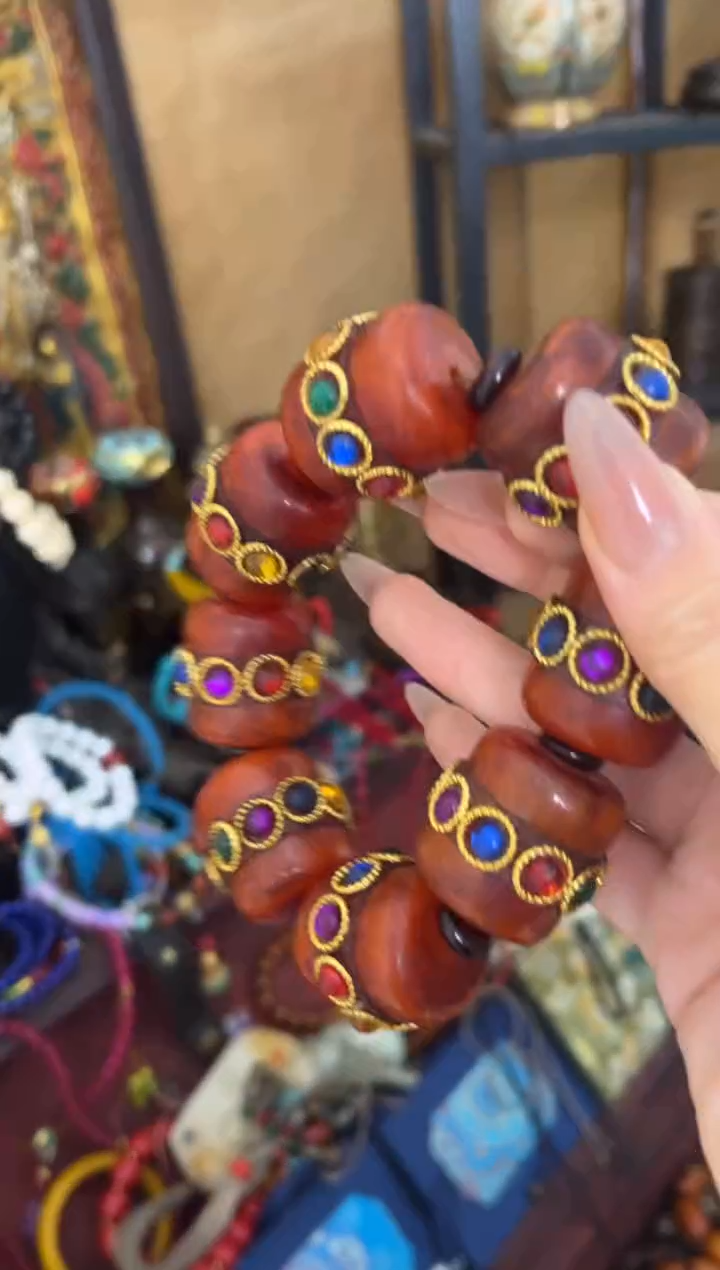 【闪购商品】蜜蜡手链未镶嵌——————————————