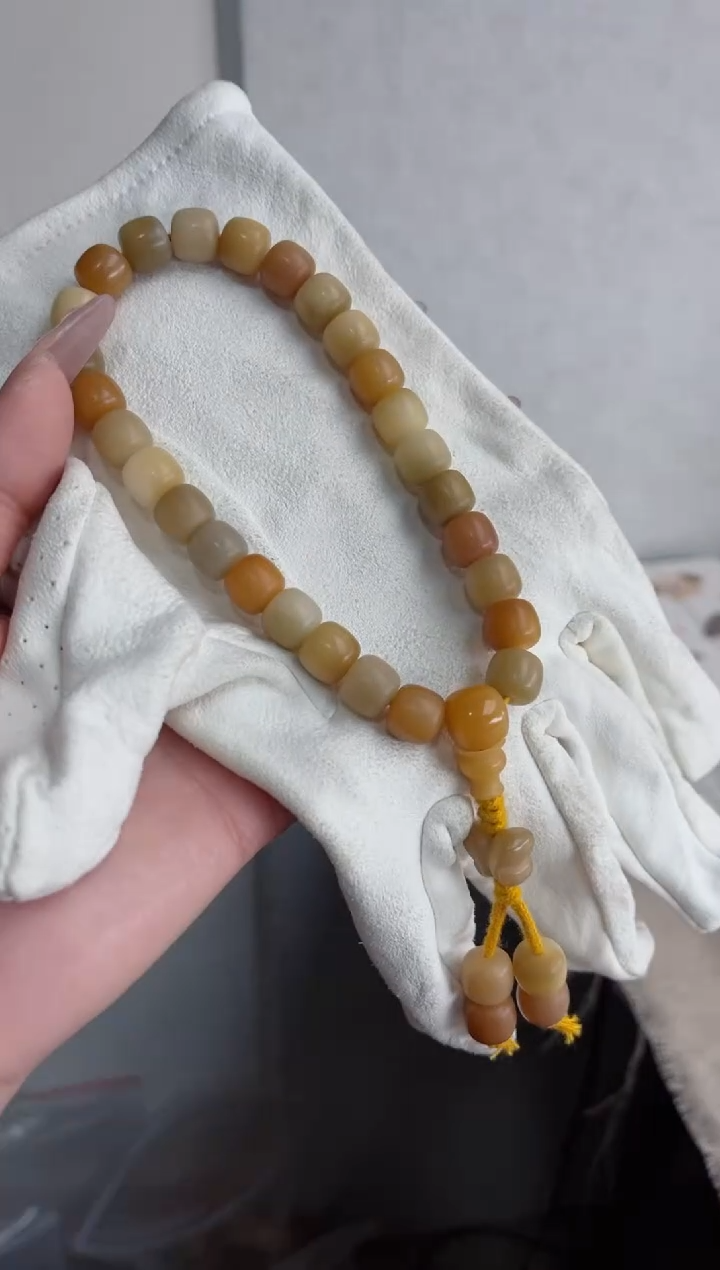 【闪购商品】菩提根/象牙果手串s83干磨桶珠9*10手持