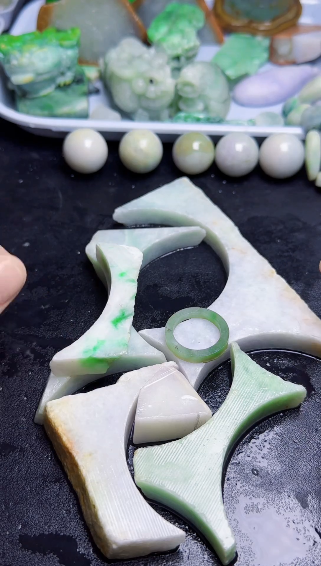 颈饰未镶嵌翡翠合*201