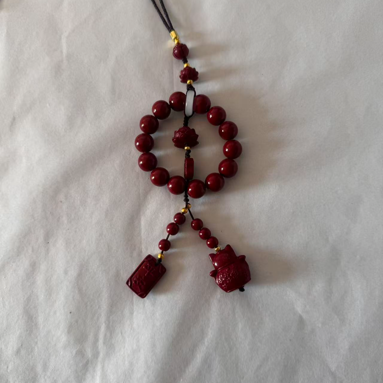 含辰砂工艺品ad396-车挂件时尚百搭本命年送礼（运费险）396