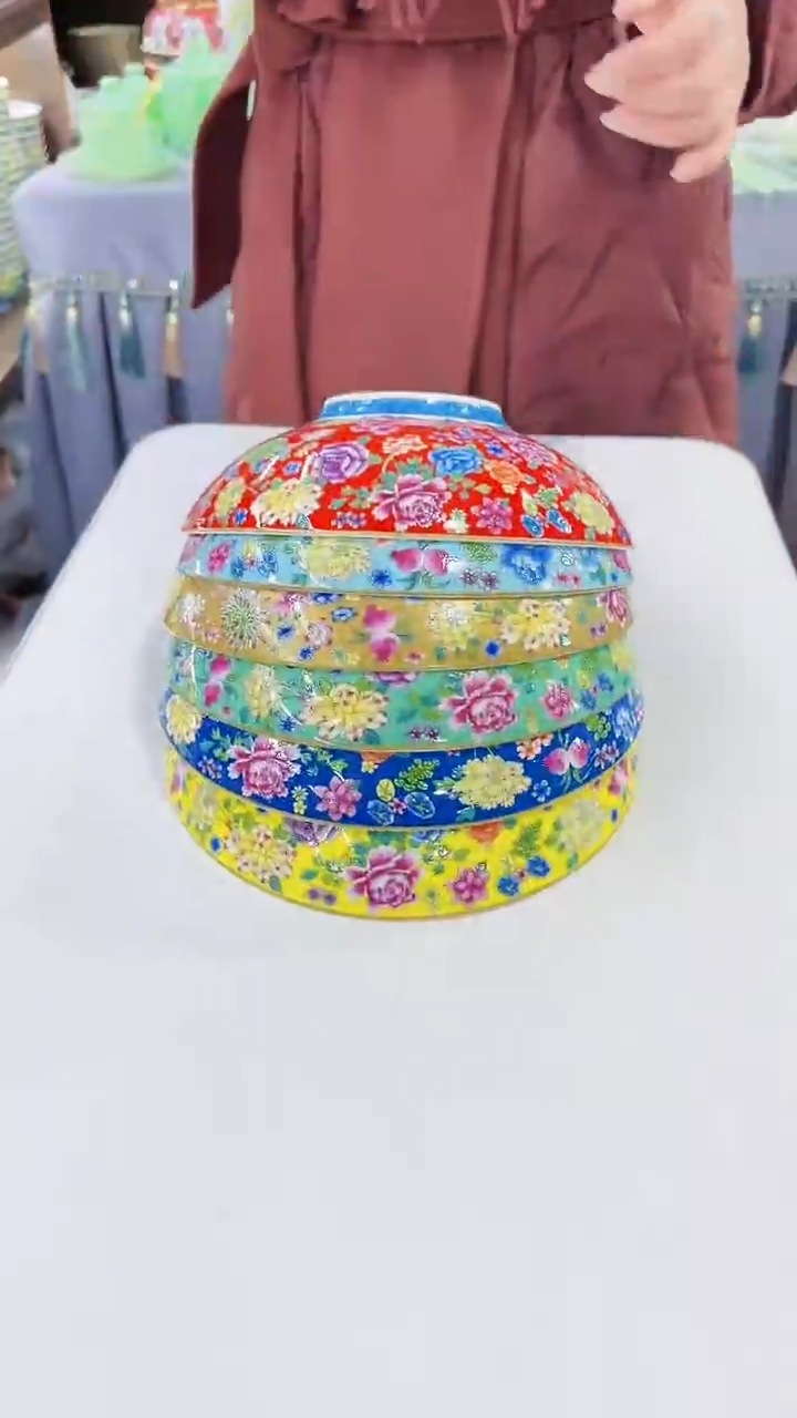 【闪购商品】瓷片8英寸元宝盘6个景德镇陶瓷