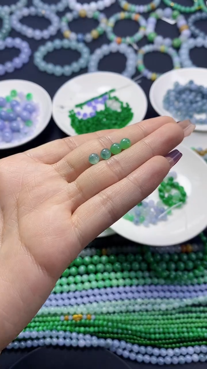 【闪购商品】翡翠散珠天然翡翠A货
