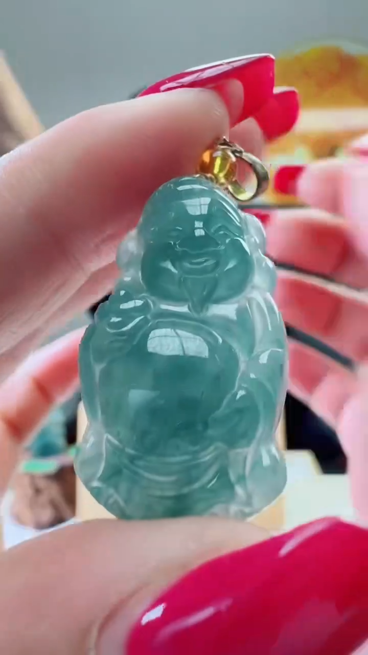 颈饰未镶嵌翡翠天然A货翡翠  多样性随机发其一       