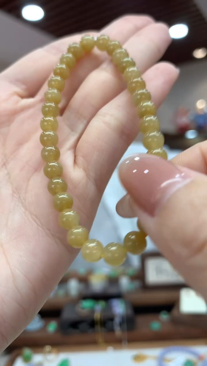 未镶嵌手串翡翠手串