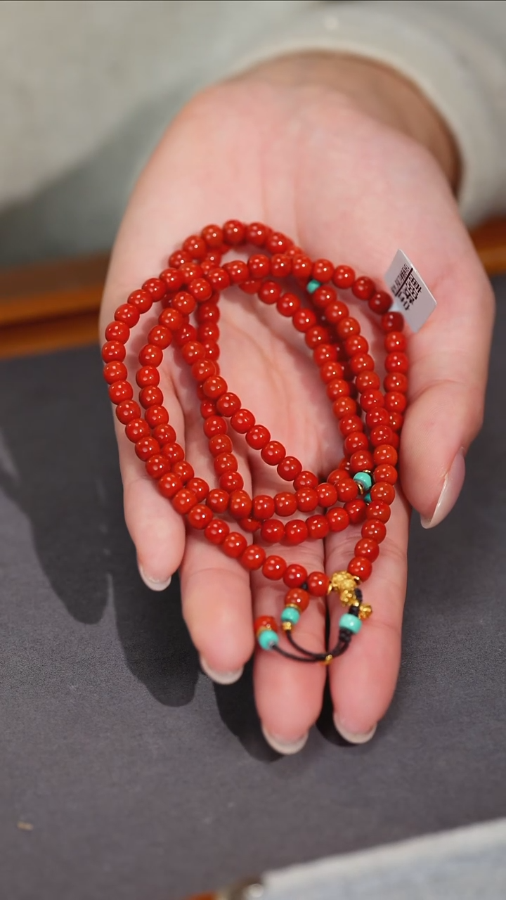 项链18K金镶嵌南红玛瑙原矿N20-1