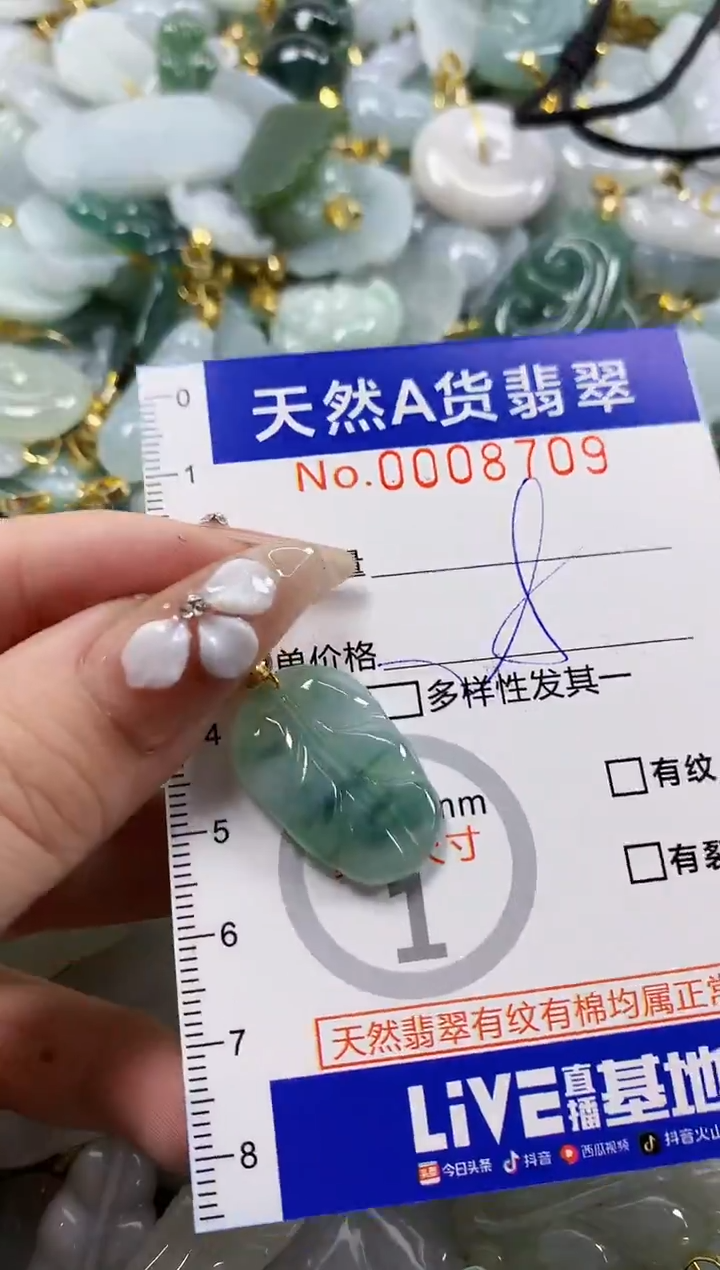 颈饰未镶嵌翡翠天然A货翡翠