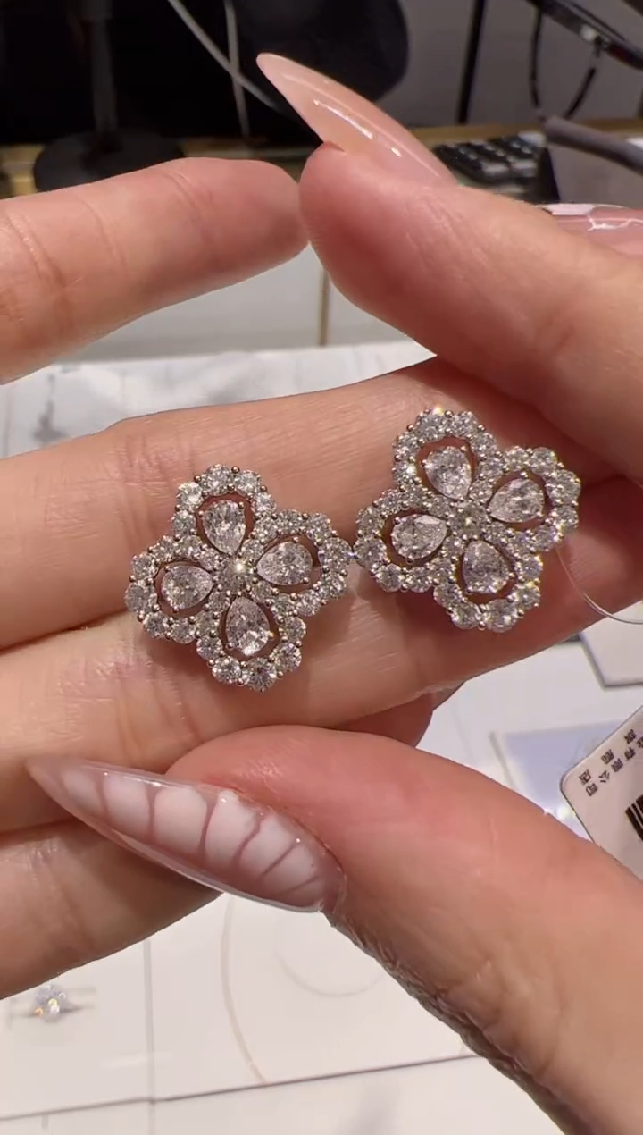 【闪购商品】实验室培育钻石18K金镶嵌@@00026734