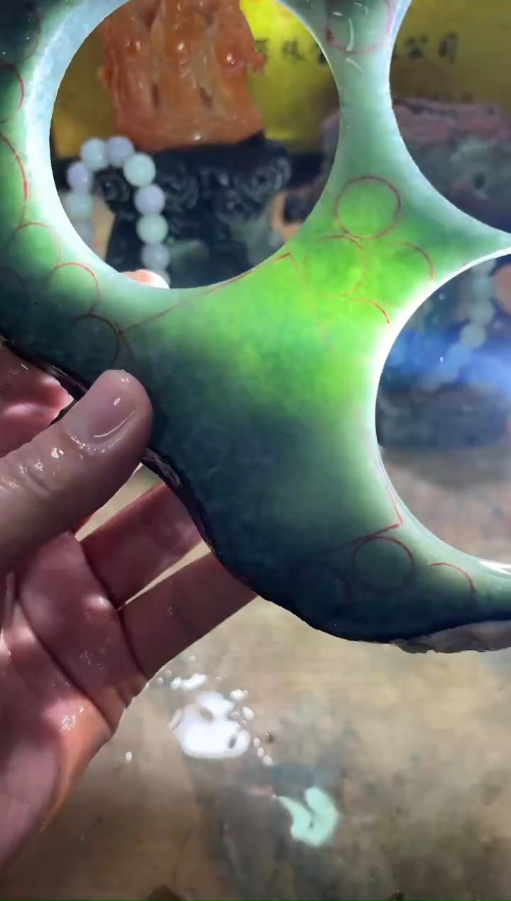 未镶嵌挂件翡翠A货常星7121